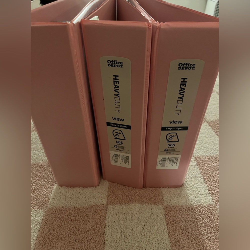 2” 3 ring Binders